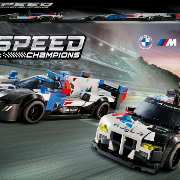 Voitures de course LEGO BMW M4 GT3 & BMW M Hybrid V8 76922 | Speed Champions