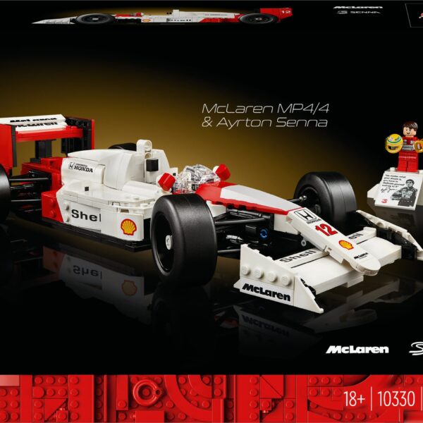 LEGO McLaren MP4/4 et Ayrton Senna 10330 | Série Icons