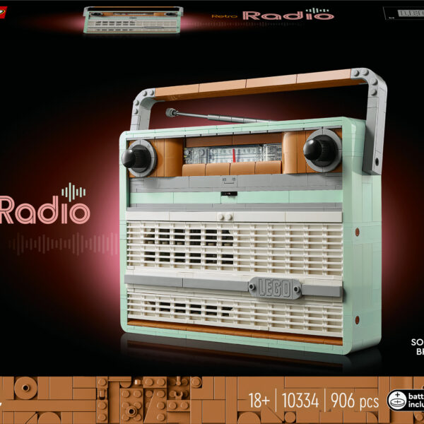 Radio rétro LEGO 10334 | Gamme Icons