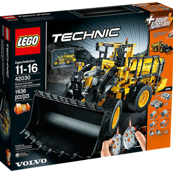 Chargeuse sur pneus VOLVO L350F télécommandée LEGO 42030 | Gamme Technic