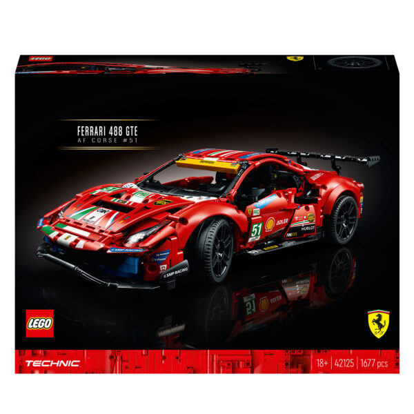 LEGO Ferrari 488 GTE «&nbsp;AF Corse #51&nbsp;» 42125 | Série Technic
