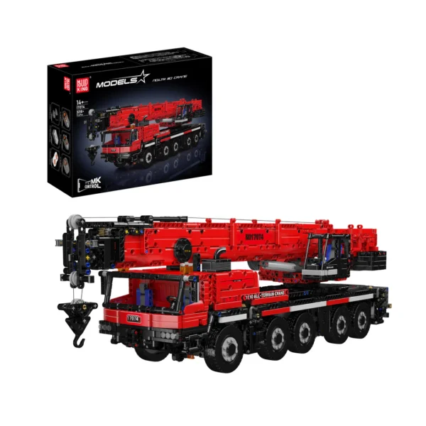 Grue MouldKing Liebherr 1100 Rouge 17074