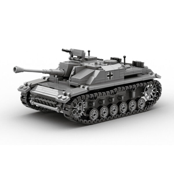 Build Army 1/33 StuG.III Ausf.G chasseur de chars allemand Seconde Guerre mondiale StuG BA0142