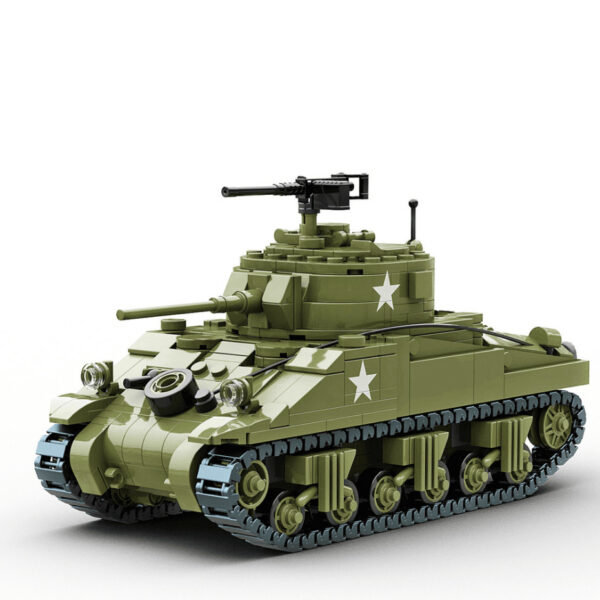 Build Army 1/33 M4 Sherman char moyen américain de la Seconde Guerre mondiale BA1001