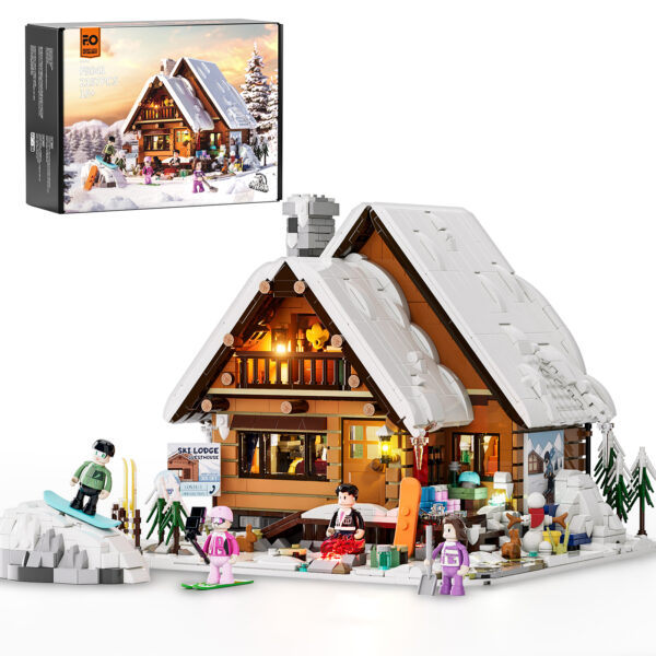 FunWhole F9041 Chalet de ski - Bâtiments modulaires de Noël