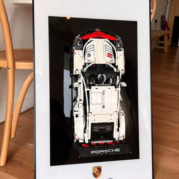 LEGO 42096 Technic Porsche 911 RSR, cadeaux de collection pour adultes pour support mural de voiture Lego (panneau d’affichage mural uniquement)