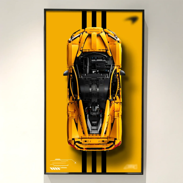 Panneau arrière de fixation murale pour LEGO D47210 McLaren P1