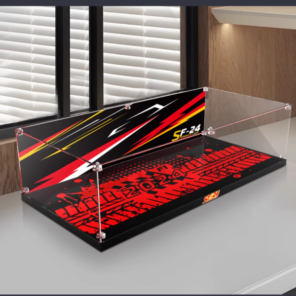 Vitrine tout-en-un pour voiture LEGO 42207 Ferrari SF-24 F1
