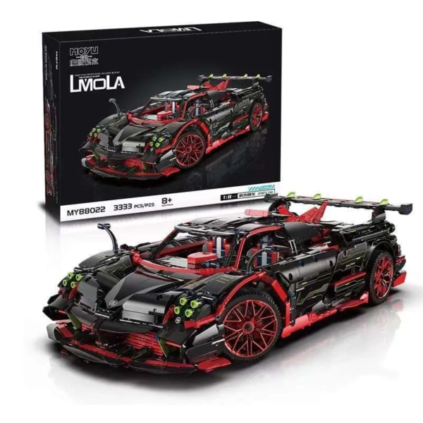 Voiture de sport MOYU MY88022 Pagani Huayra Imola avec 3333 pièces
