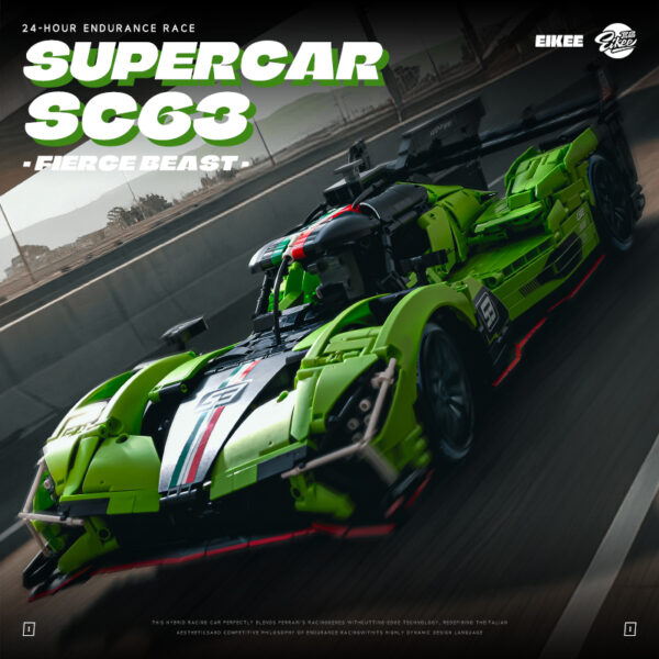 Eikee 1/8 Y18081 Le Mans [Lamborghini] SC63 Version statique