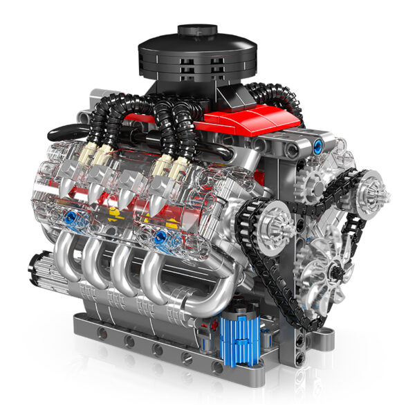 Mould King 10171 Kit de construction moteur V8 motorisé Chevy LSX454 | 487 pièces