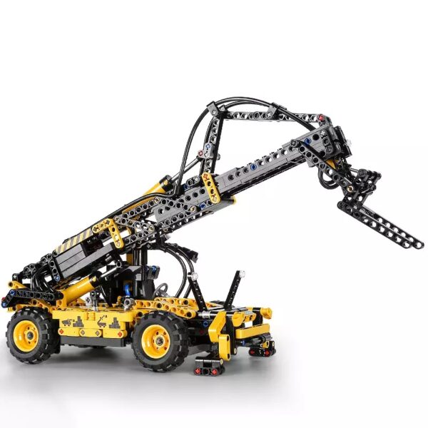 MOULD KING 19009 Chariot élévateur télescopique pneumatique de 803 pièces