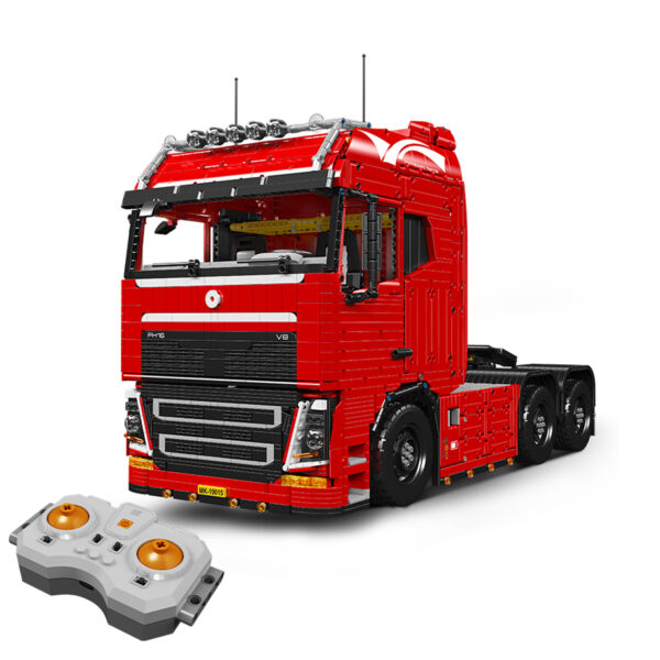 MOULD KING 19015 FH16 Ensemble de construction de camion tracteur pneumatique télécommandé | 4 608 pièces