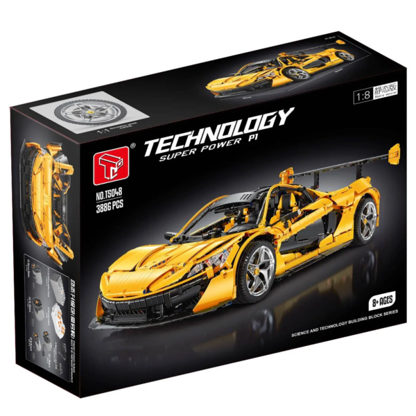 TAIGAOLE T5048 McLaren P1 à l’échelle 1:8 (modèle d’exposition statique)