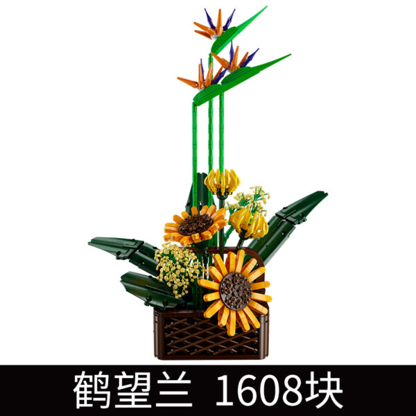 Mould King 10024 Bouquet de Fleurs Oiseau du Paradis | 1 608 pces