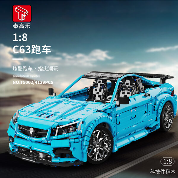 Voiture de sport statique TAIGAOLE T5002 C63 (1:8)