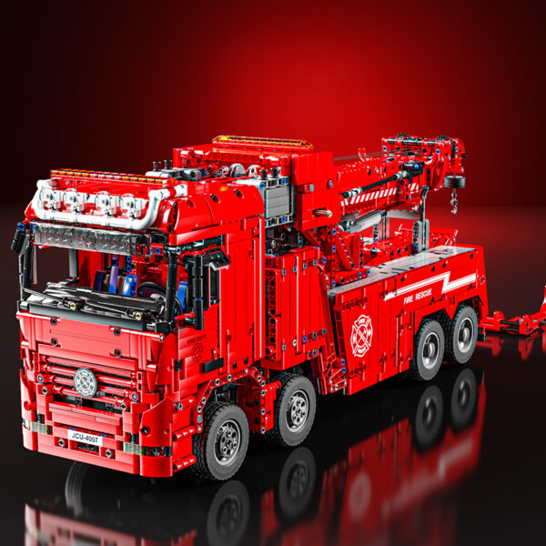 Camion de pompiers TaiGaole T4017A version rouge avec pièces PF
