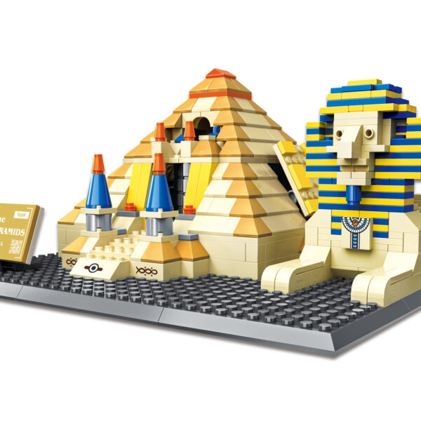 WANGE 4210 Les Pyramides de Gizeh, Égypte - Blocs de construction