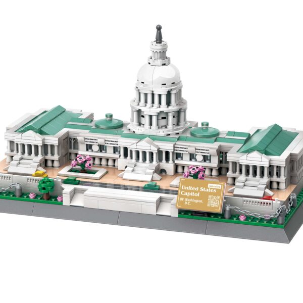 Wange 5235 Creator Expert Architecture : Capitole des États-Unis – Blocs de construction modulaires, 1074 pièces – Jouet de construction de Chine