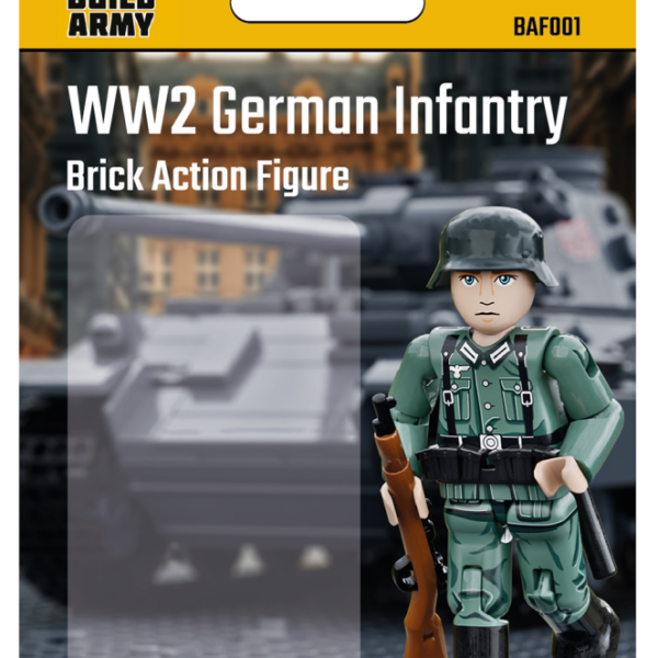 Soldat d’infanterie allemand Seconde Guerre mondiale BuildArmy (mid-figure) BAF001