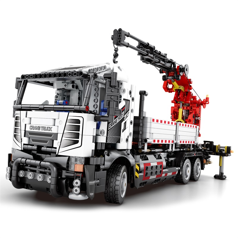 source-1-125.jpg Reobrix Mechanical Crane Truck(Remote Control Version) R22011