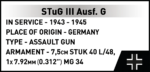 Cobi Stug III Ausf. G 2676
