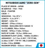 Cobi Mitsubishi A6M2 "Zero-Sen" 5729