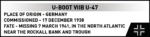 Cobi U-Boot VIIB U-47 4858