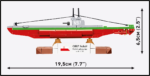 Cobi ORP Sokół Polish Submarine 4863