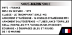 Cobi Sous-Marin SNLE 4859