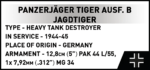 Cobi Panzerjäger Tiger Ausf.B Jagdtiger 2674