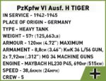 Cobi PzKpfw VI Tiger 131 2710