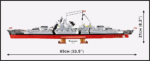 Cobi Battleship Bismarck 4860